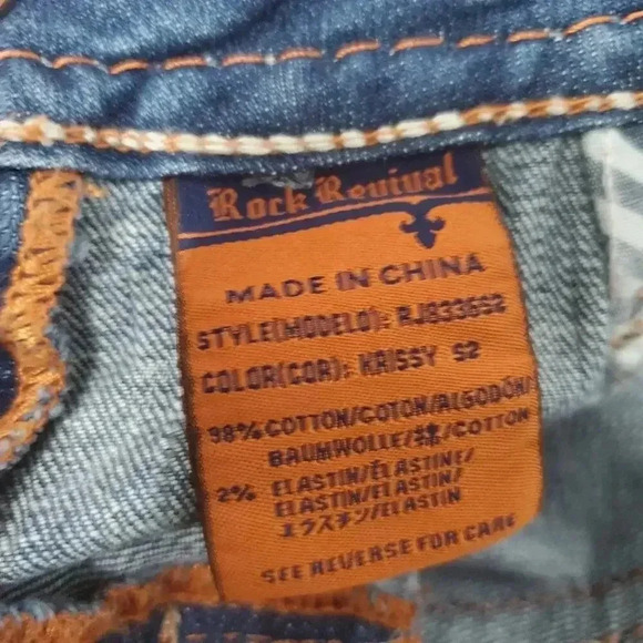Rock Revival Krissy Skinny Size 30 - Picture 7 of 7